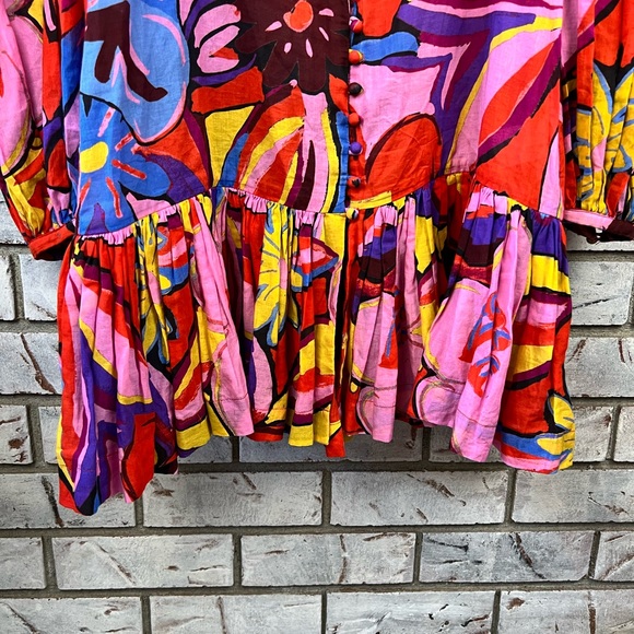 Rebecca Vallence | Positano Short Kaftan Beach Dress - Picture 7 of 14